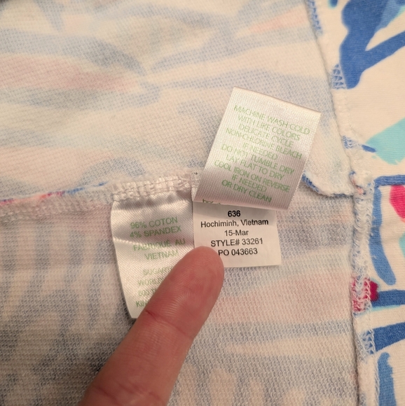 Lilly Pulitzer Skipper Popover Red Right Return Size Medium 🛞⛵🌊 - Picture 9 of 13